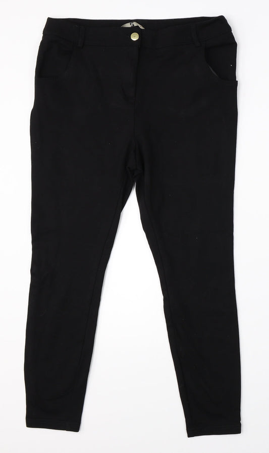 TU Womens Black   Dress Pants Trousers Size 14 L23 in