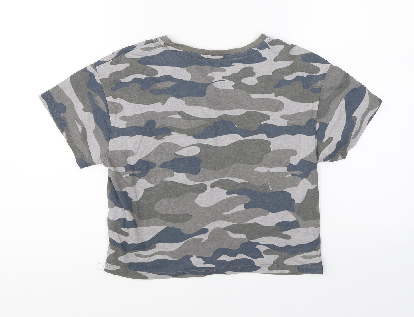 Primark Boys Green Camouflage  Basic T-Shirt Size 11-12 Years