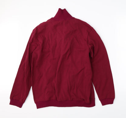 Preworn Mens Red   Full Zip Jumper Size S