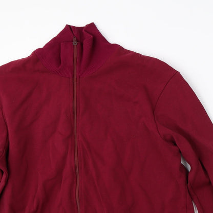 Preworn Mens Red   Full Zip Jumper Size S