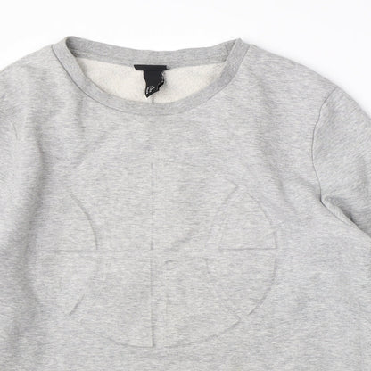 Mens UK Size S H&M Grey Pullover Sweatshirt
