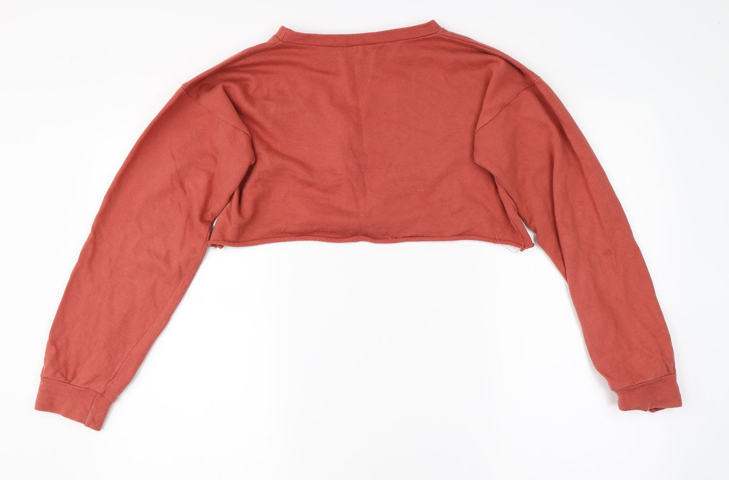 Womens UK Size 6 New Look Orange Shrug Jumper
