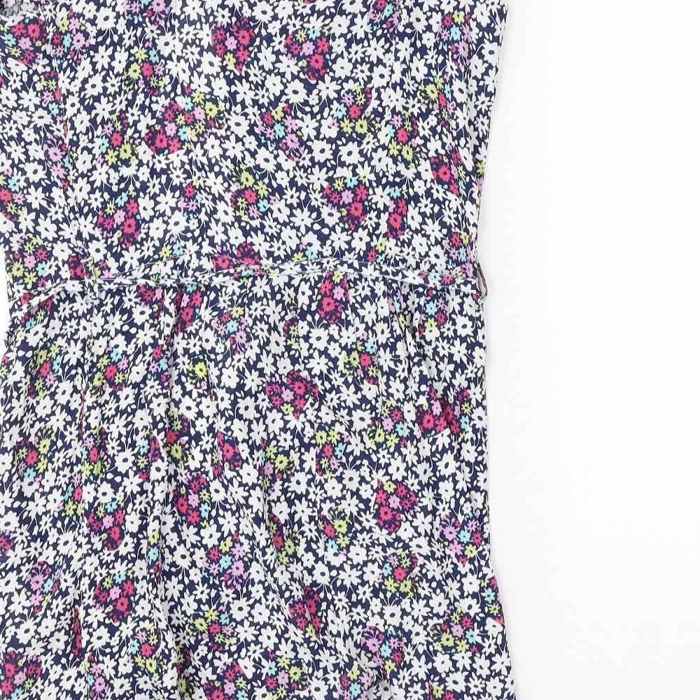 Henry Holland Womens White Floral  Playsuit One-Piece Size 8
