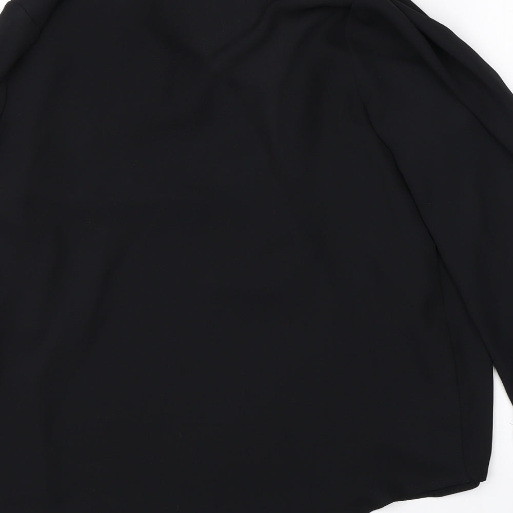 Womens UK Size 6 Select Black Basic Blouse