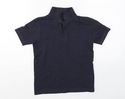 TU Boys Blue   Basic Polo Size 6 Years