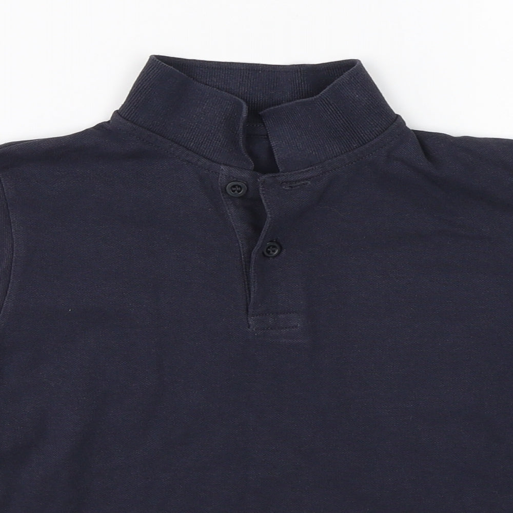 TU Boys Blue   Basic Polo Size 6 Years