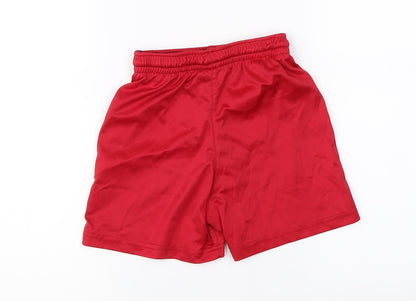 FCB Boys Red    Shorts Size 6 Years - FCB