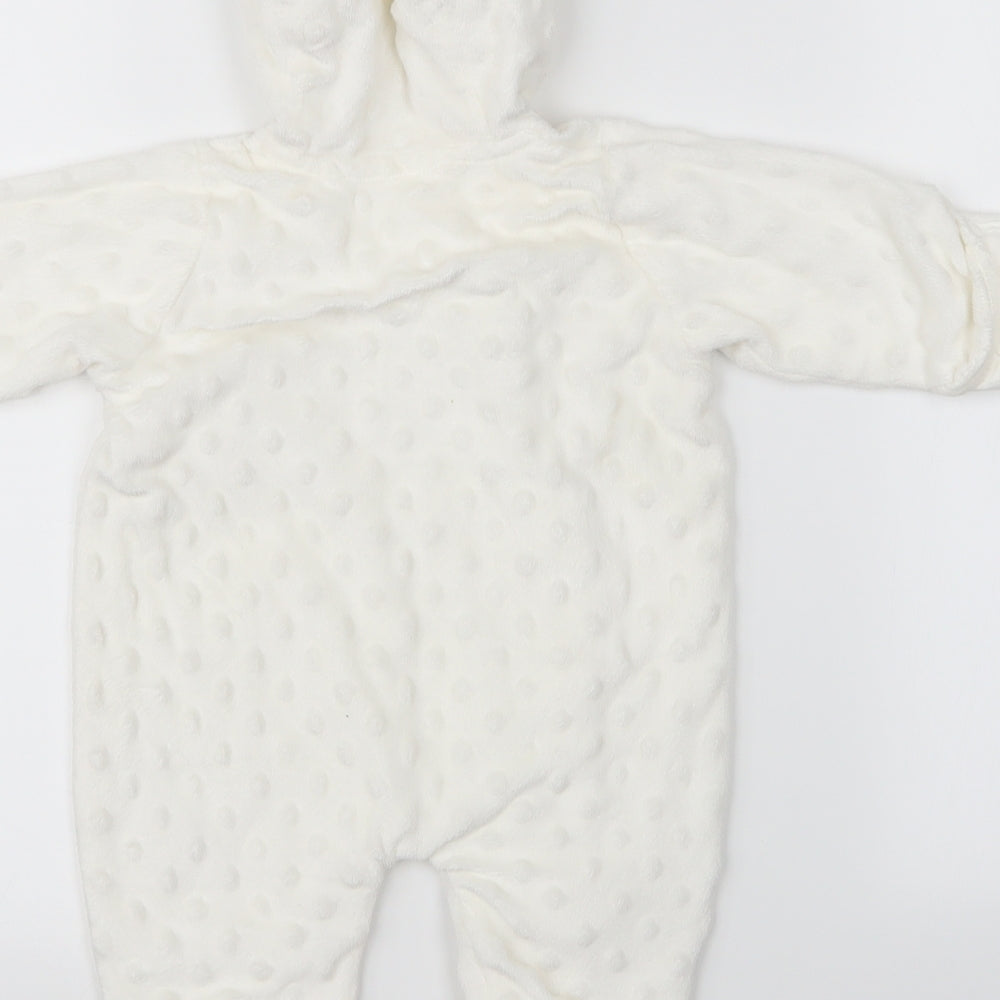 George Baby White Polka Dot  Babygrow One-Piece
