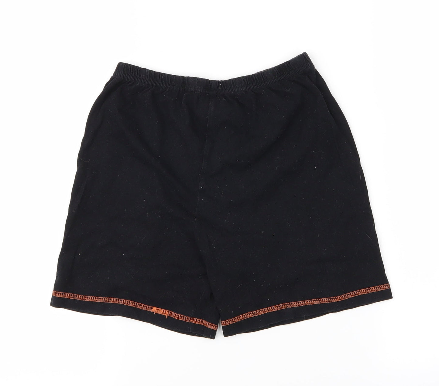 Preworn Boys Black   Sweat Shorts Size 8-9 Years - Monkey