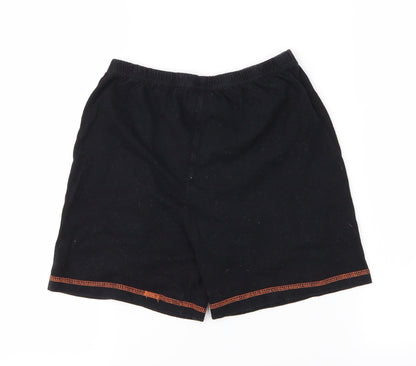 Preworn Boys Black   Sweat Shorts Size 8-9 Years - Monkey