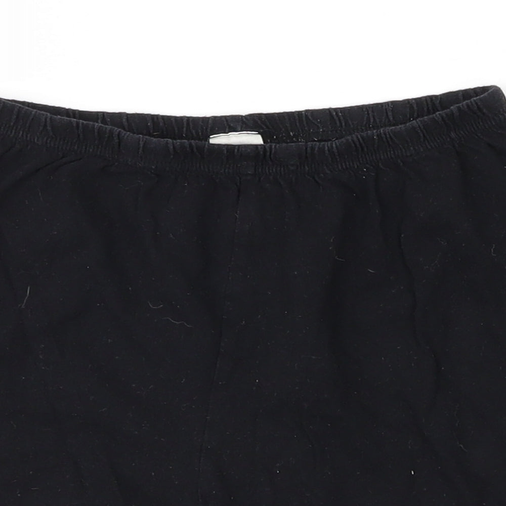 Preworn Boys Black   Sweat Shorts Size 8-9 Years - Monkey