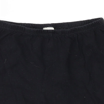 Preworn Boys Black   Sweat Shorts Size 8-9 Years - Monkey