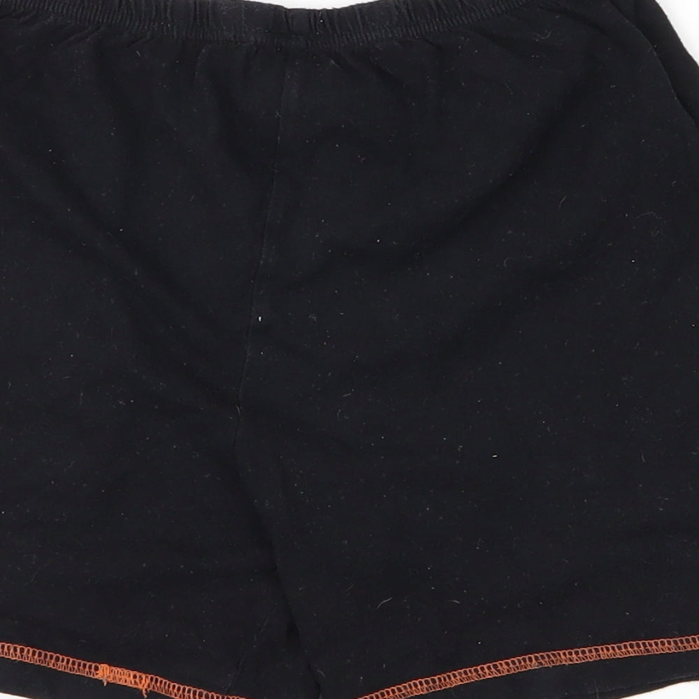 Preworn Boys Black   Sweat Shorts Size 8-9 Years - Monkey