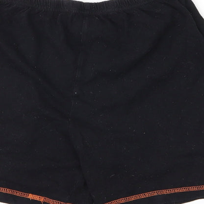 Preworn Boys Black   Sweat Shorts Size 8-9 Years - Monkey