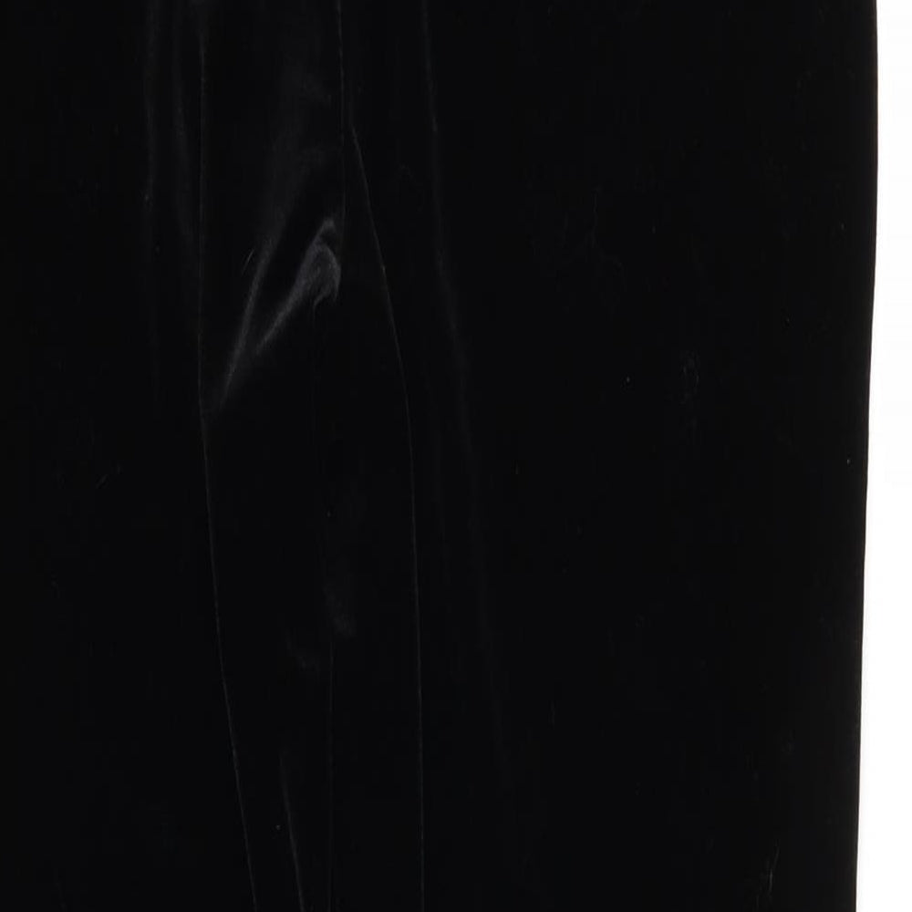 TU Womens Black   Trousers  Size 8 L36 in