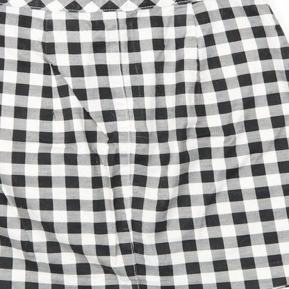 H&M Womens Multicoloured Check  A-Line  Size 10