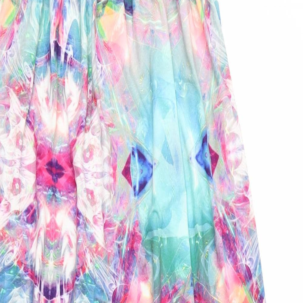 Buly Womens Multicoloured Geometric  A-Line