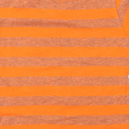 Gang Boys Orange Striped  Basic T-Shirt Size 12-18 Months