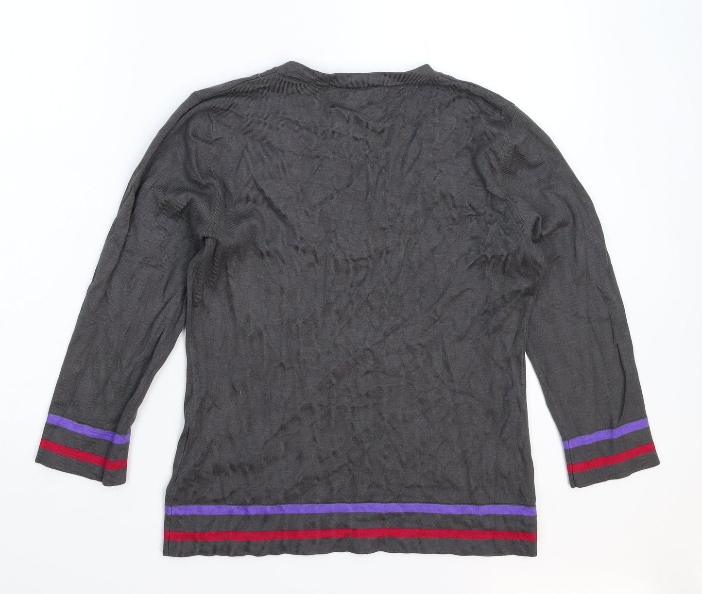 Autonomy Womens Grey  Knit Pullover Jumper Size 14