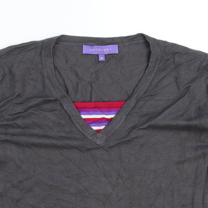 Autonomy Womens Grey  Knit Pullover Jumper Size 14