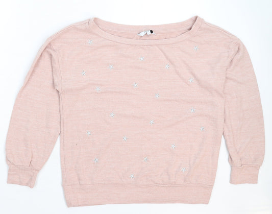 Womens UK Size 12 NEXT Pink Pullover Jumper