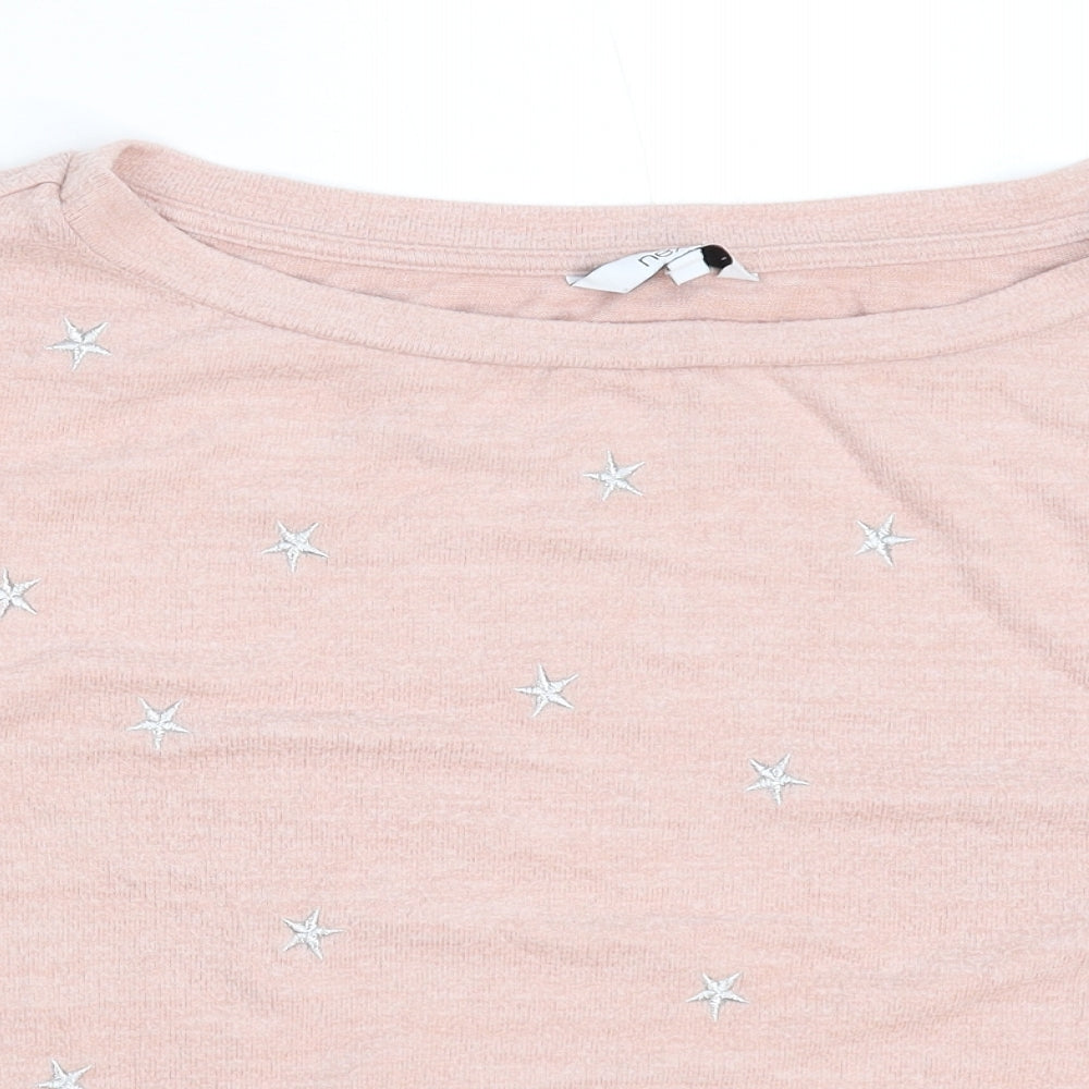 Womens UK Size 12 NEXT Pink Pullover Jumper
