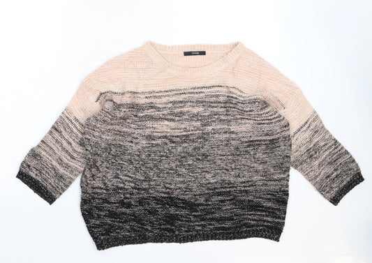 George Womens Multicoloured  Knit Pullover Jumper Size 12
