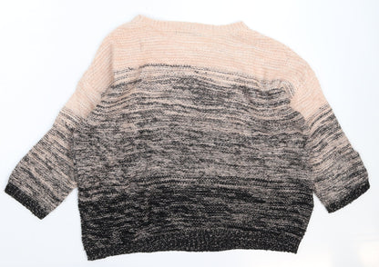 George Womens Multicoloured  Knit Pullover Jumper Size 12