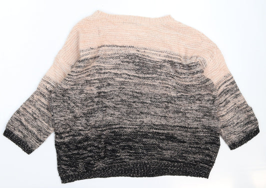 George Womens Multicoloured  Knit Pullover Jumper Size 12