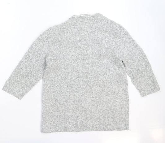 Damart Womens Grey  Knit Pullover Jumper Size 12