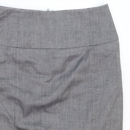 New Look Womens Grey   Straight & Pencil Skirt Size 8