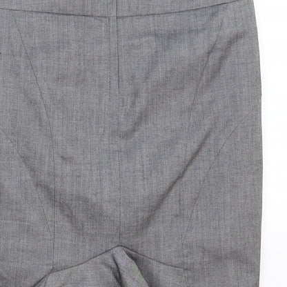 New Look Womens Grey   Straight & Pencil Skirt Size 8