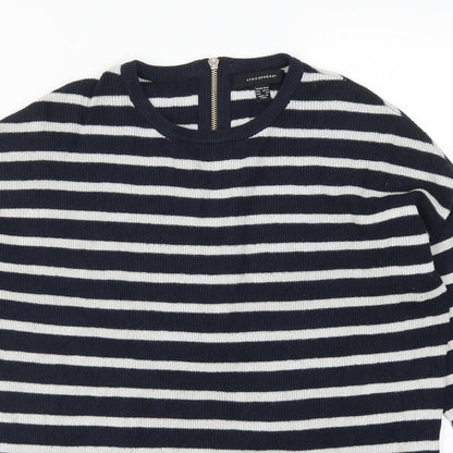 Womens UK Size 10 Topshop Blue Pullover Jumper