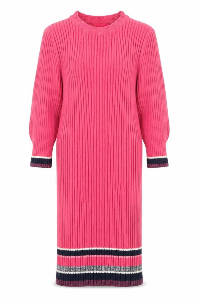 Next Womens Pink Striped  Pullover Jumper Size 10