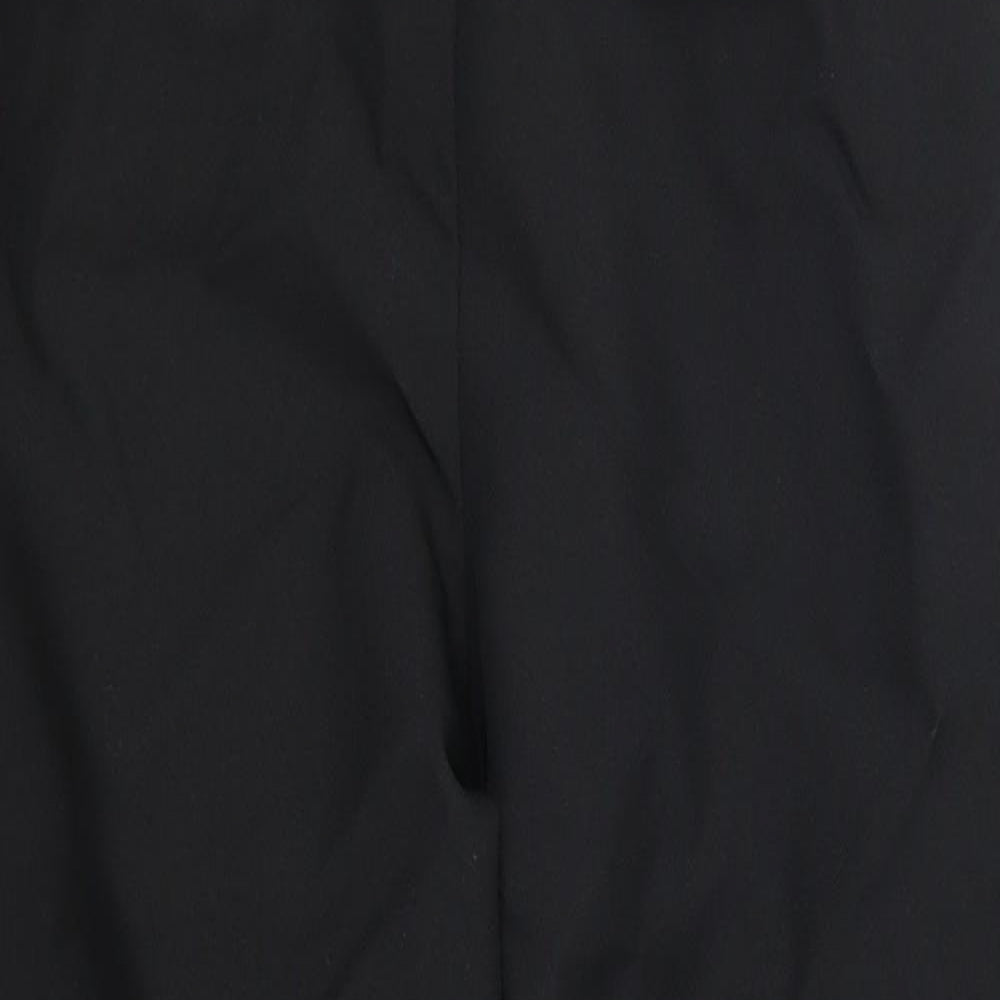 Womens UK Size 24 in Preworn Regular Fit Cropped Black Trousers