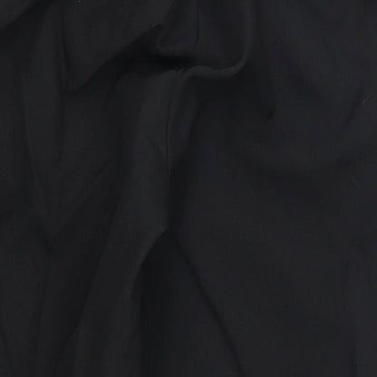 Womens UK Size 24 in Preworn Regular Fit Cropped Black Trousers