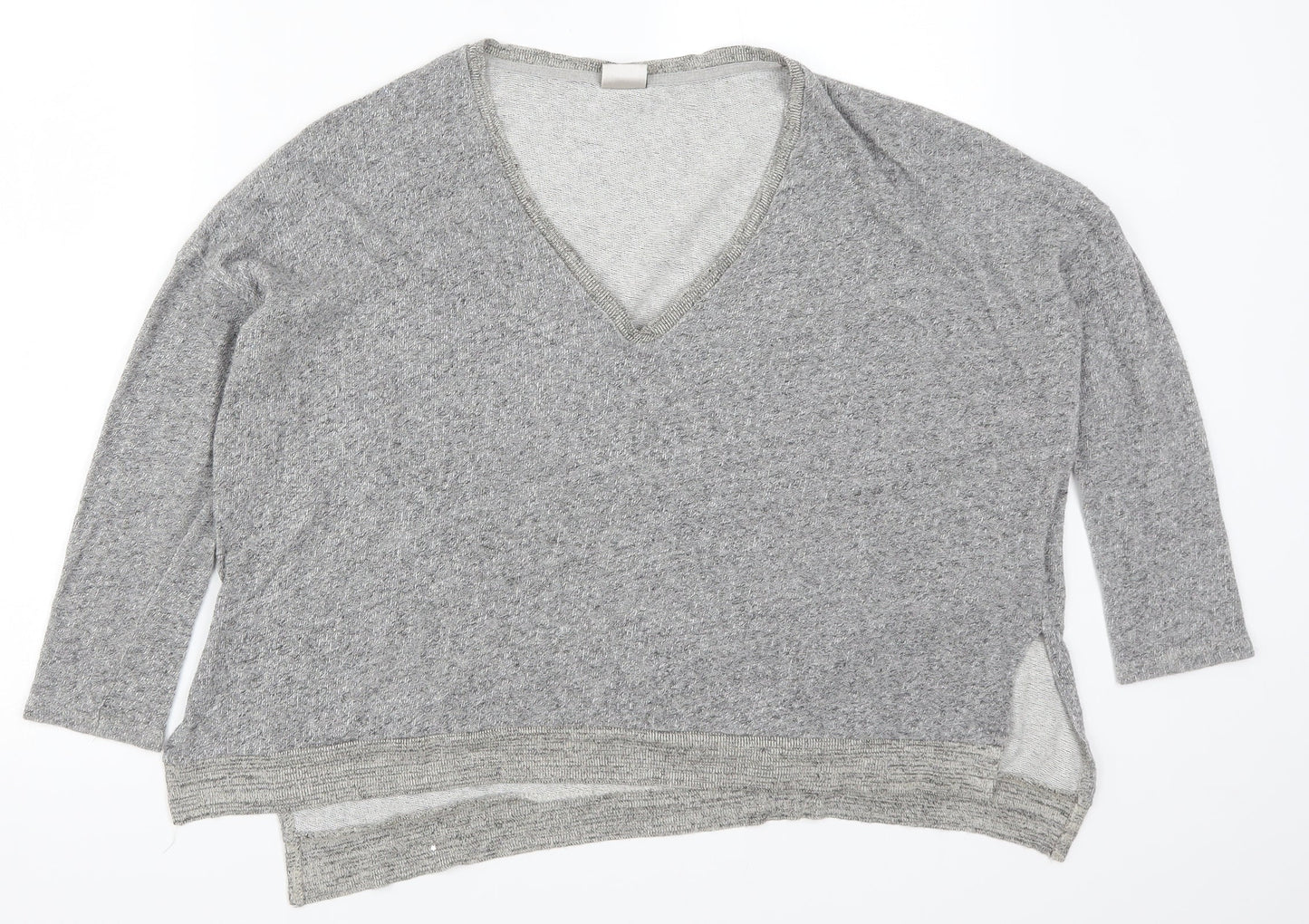 Womens UK Size S Zara Grey Pullover Jumper