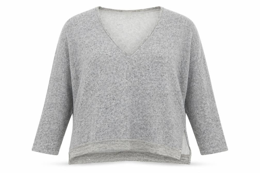 Womens UK Size S Zara Grey Pullover Jumper