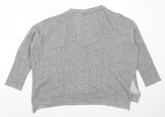 Womens UK Size S Zara Grey Pullover Jumper