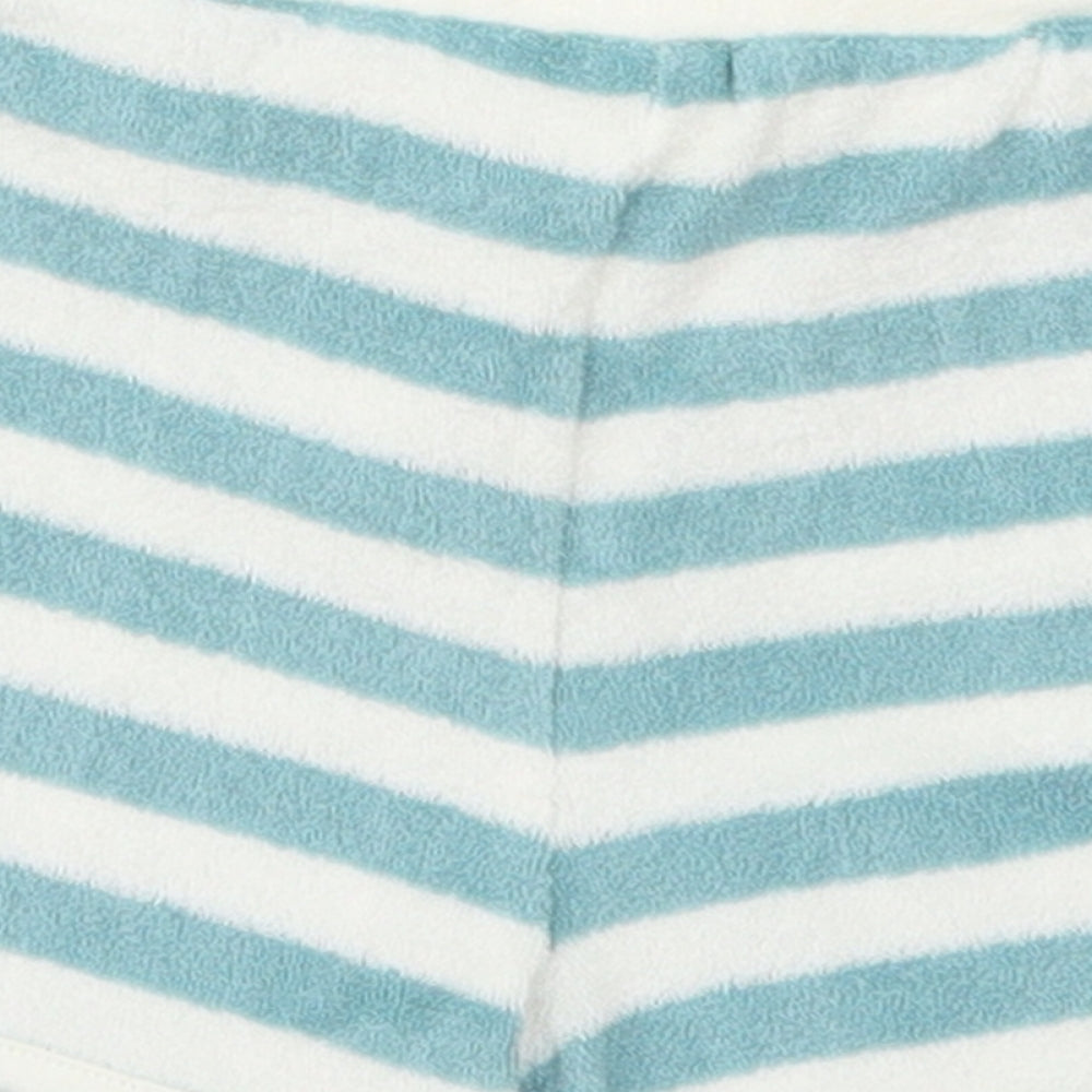 Marks and Spencer Baby Blue Striped  Cropped Trousers Size 3-6 Months