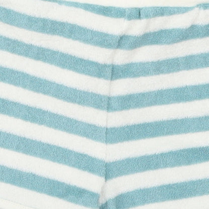 Marks and Spencer Baby Blue Striped  Cropped Trousers Size 3-6 Months