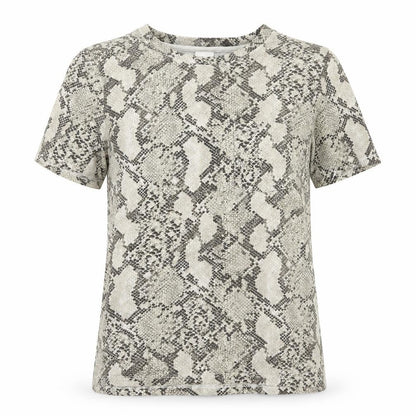 Womens UK Size S H&M Beige Basic T-Shirt