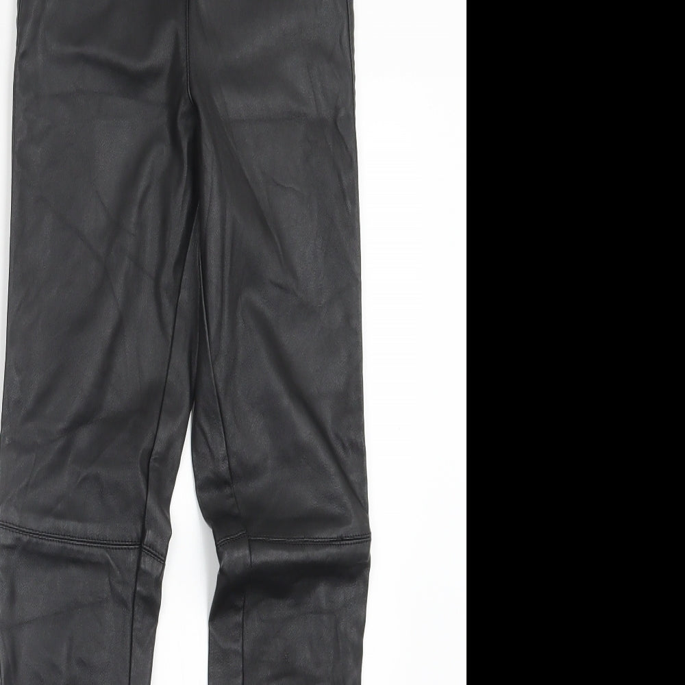 Divided by H&M Womens Black   Trousers  Size 4 L28.5 in