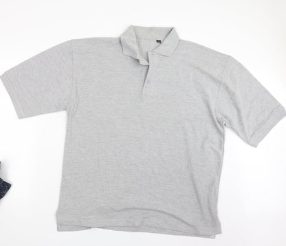Wrap Mens Grey    Polo Size 2XL