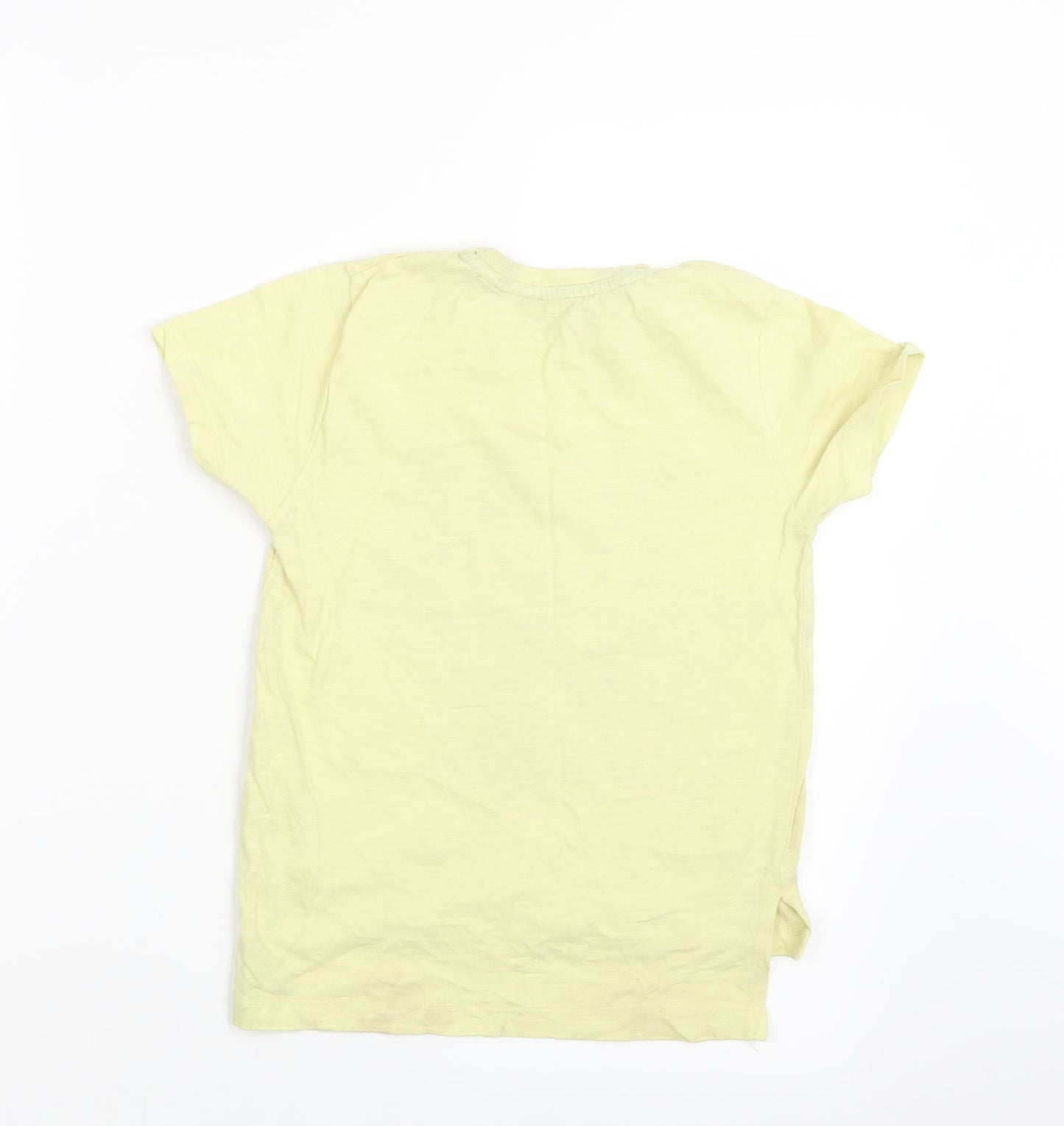 Primark Boys Yellow   Basic T-Shirt Size 5-6 Years