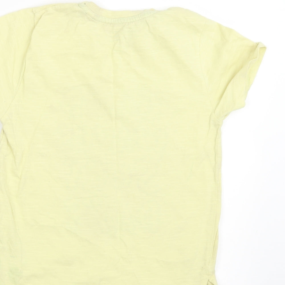Primark Boys Yellow   Basic T-Shirt Size 5-6 Years