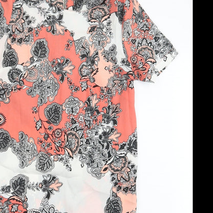 Womens UK Size S VERO MODA Pink Basic T-Shirt