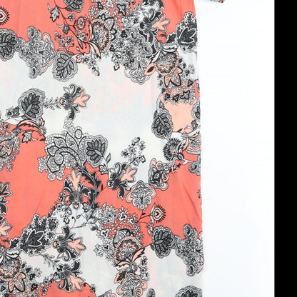 Womens UK Size S VERO MODA Pink Basic T-Shirt
