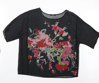 George Womens Black   Basic Blouse Size 12