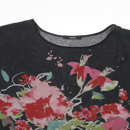 George Womens Black   Basic Blouse Size 12